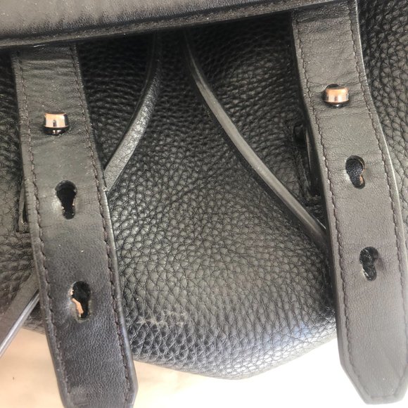 Mackage Black Leather backpack - Picture 3 of 6